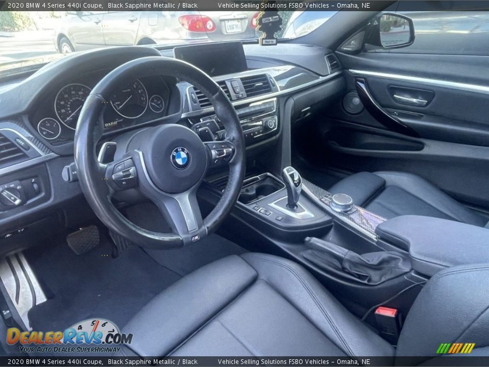 2020 BMW 4 Series 440i Coupe Black Sapphire Metallic / Black Photo #3