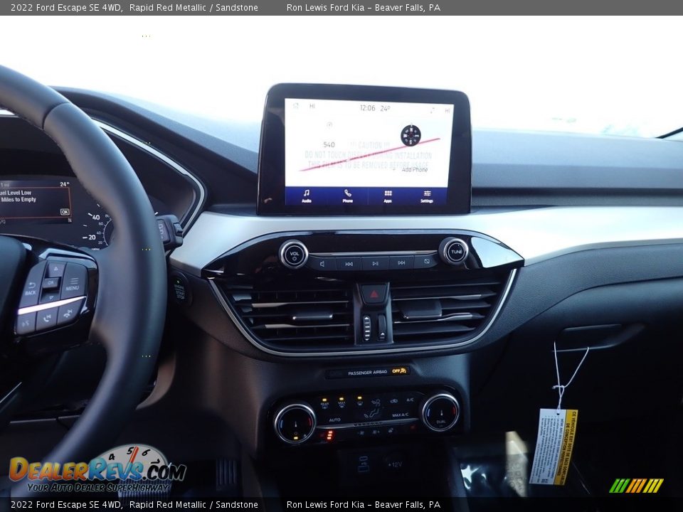 2022 Ford Escape SE 4WD Rapid Red Metallic / Sandstone Photo #18