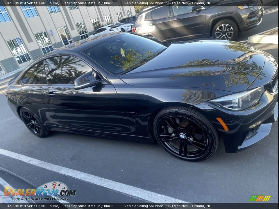 2020 BMW 4 Series 440i Coupe Black Sapphire Metallic / Black Photo #6