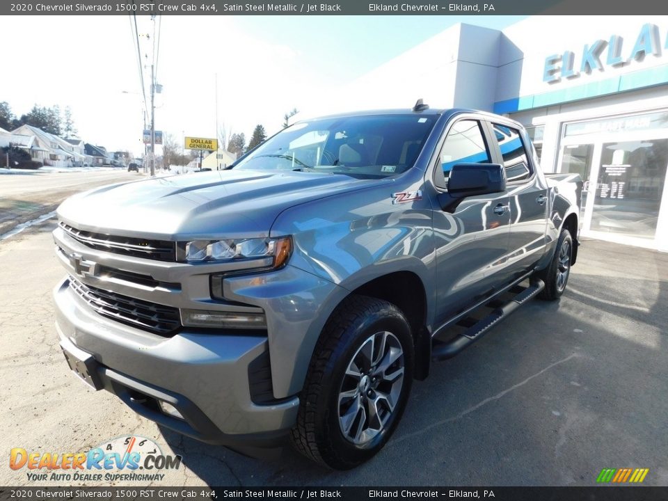 2020 Chevrolet Silverado 1500 RST Crew Cab 4x4 Satin Steel Metallic / Jet Black Photo #1