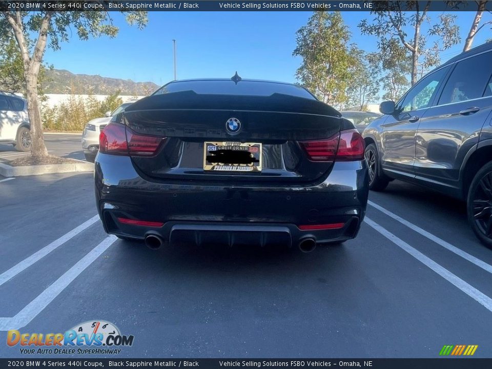 2020 BMW 4 Series 440i Coupe Black Sapphire Metallic / Black Photo #7