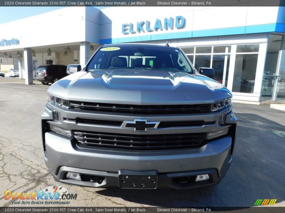 2020 Chevrolet Silverado 1500 RST Crew Cab 4x4 Satin Steel Metallic / Jet Black Photo #3