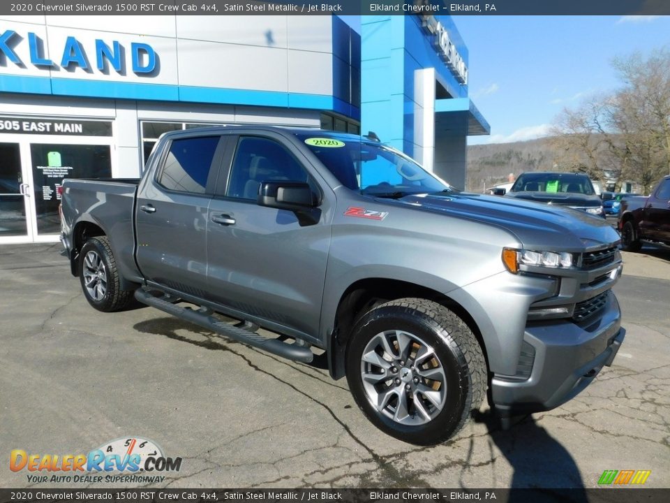 2020 Chevrolet Silverado 1500 RST Crew Cab 4x4 Satin Steel Metallic / Jet Black Photo #5