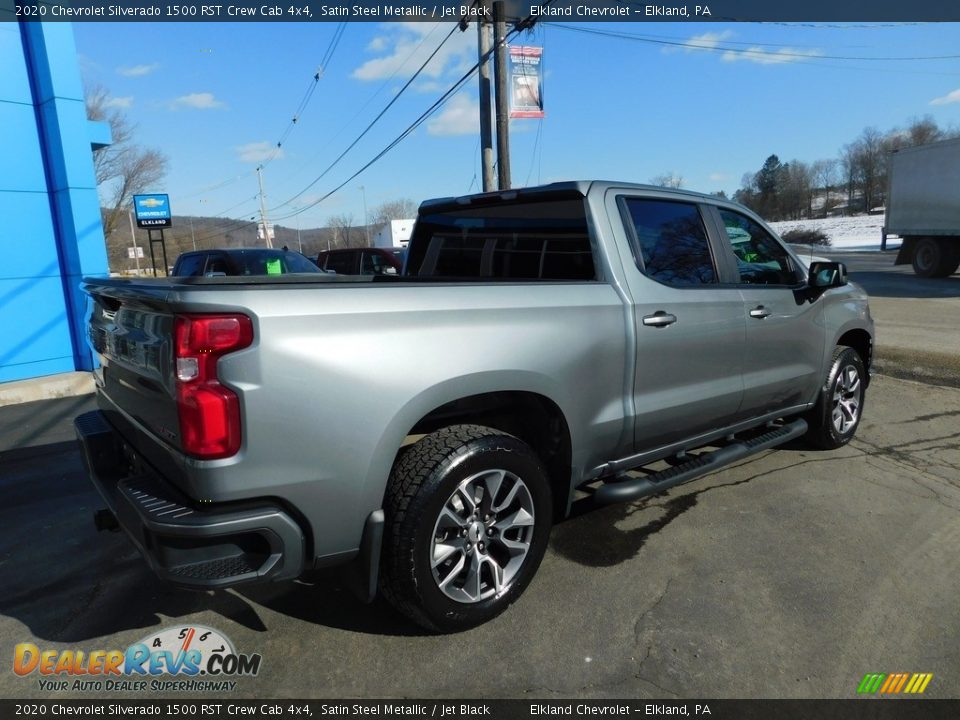 2020 Chevrolet Silverado 1500 RST Crew Cab 4x4 Satin Steel Metallic / Jet Black Photo #8