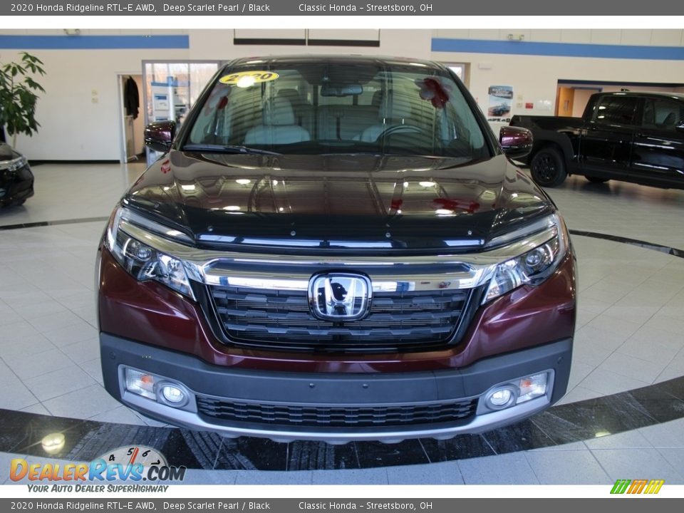 2020 Honda Ridgeline RTL-E AWD Deep Scarlet Pearl / Black Photo #2