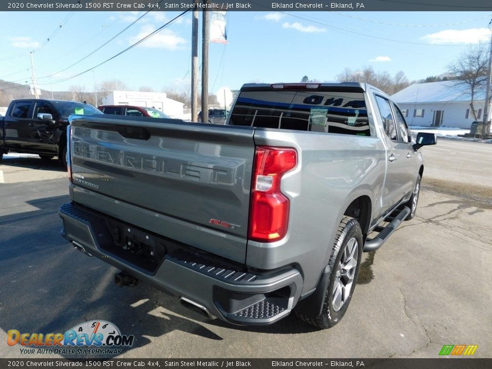 2020 Chevrolet Silverado 1500 RST Crew Cab 4x4 Satin Steel Metallic / Jet Black Photo #9