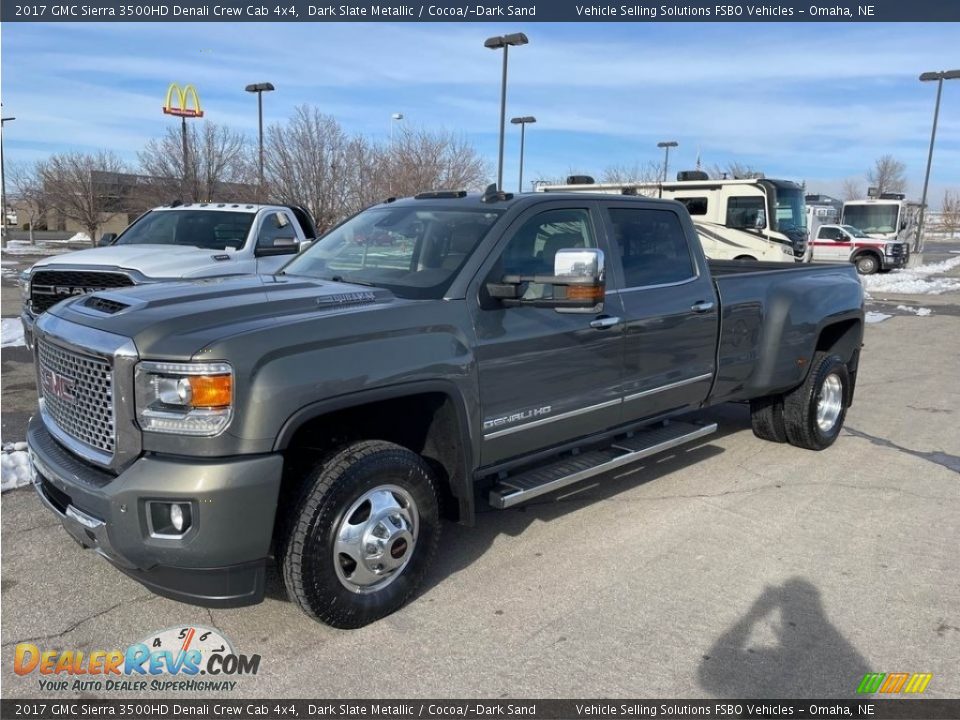 Front 3/4 View of 2017 GMC Sierra 3500HD Denali Crew Cab 4x4 Photo #1