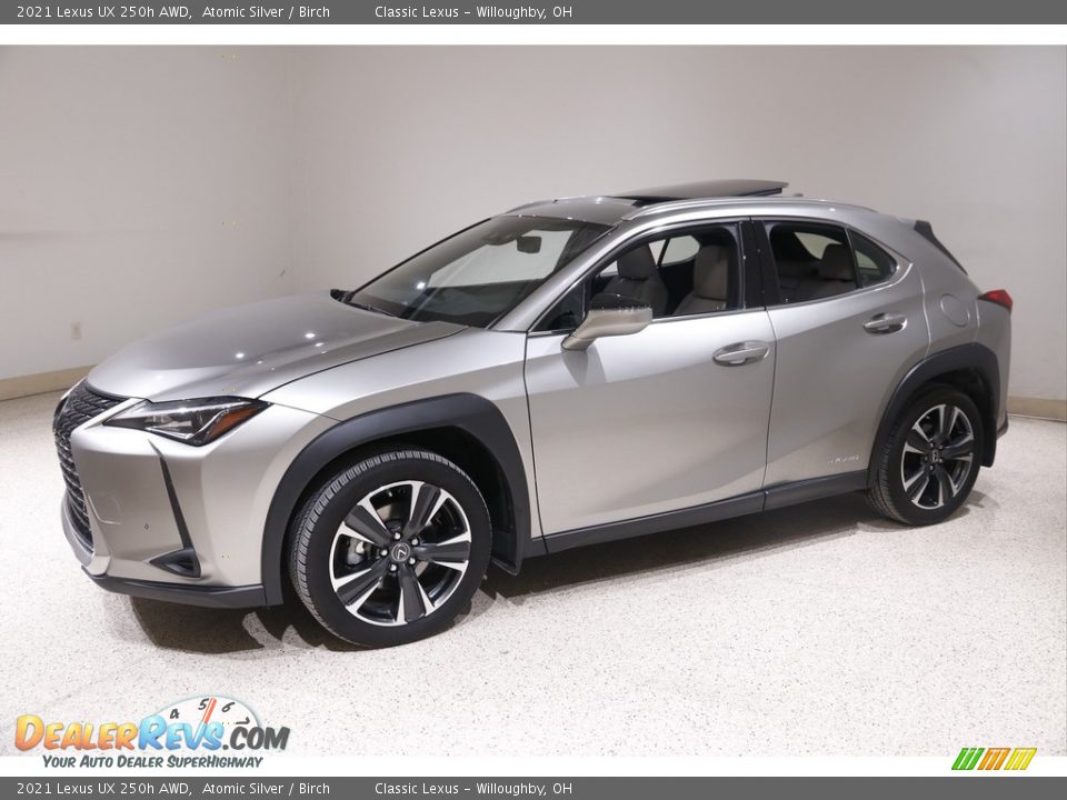 2021 Lexus UX 250h AWD Atomic Silver / Birch Photo #3