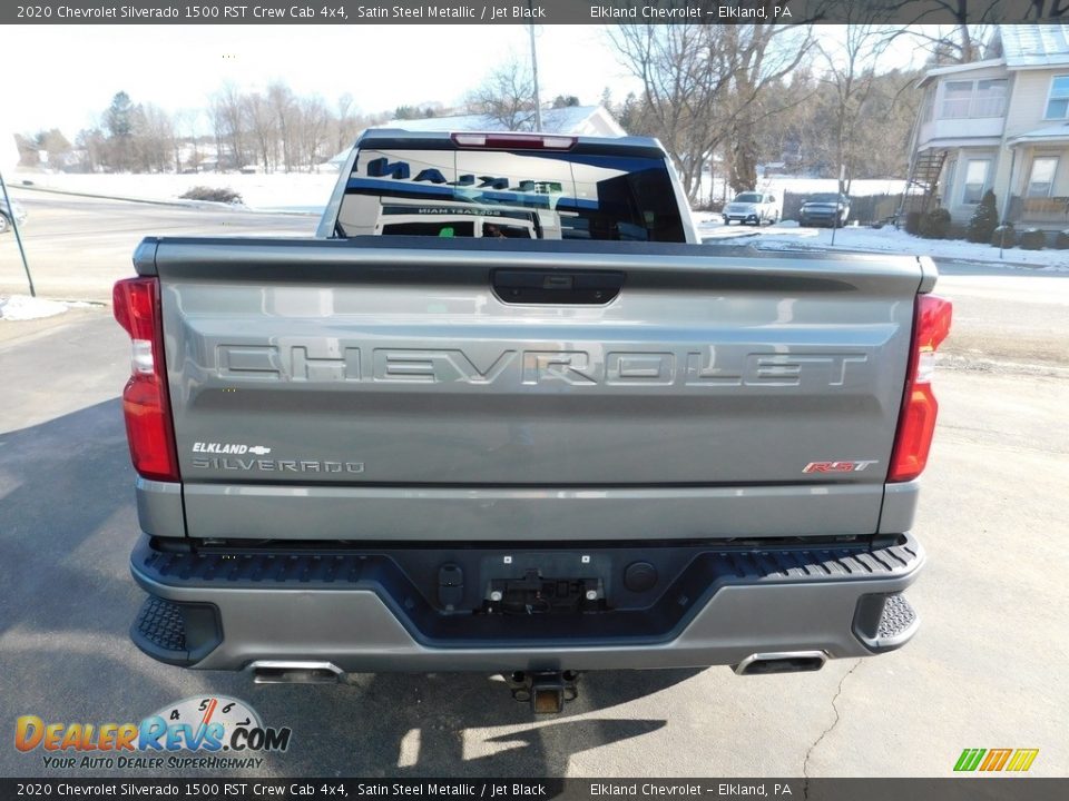 2020 Chevrolet Silverado 1500 RST Crew Cab 4x4 Satin Steel Metallic / Jet Black Photo #10