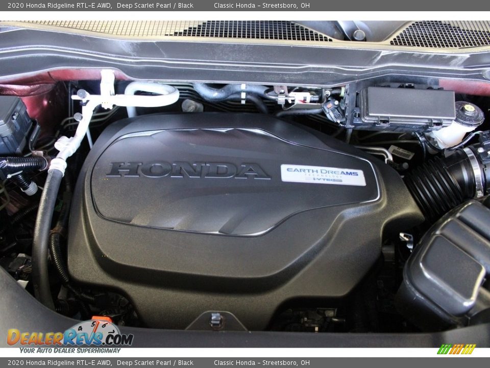 2020 Honda Ridgeline RTL-E AWD Deep Scarlet Pearl / Black Photo #3