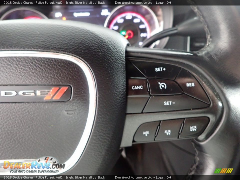 2018 Dodge Charger Police Pursuit AWD Steering Wheel Photo #17