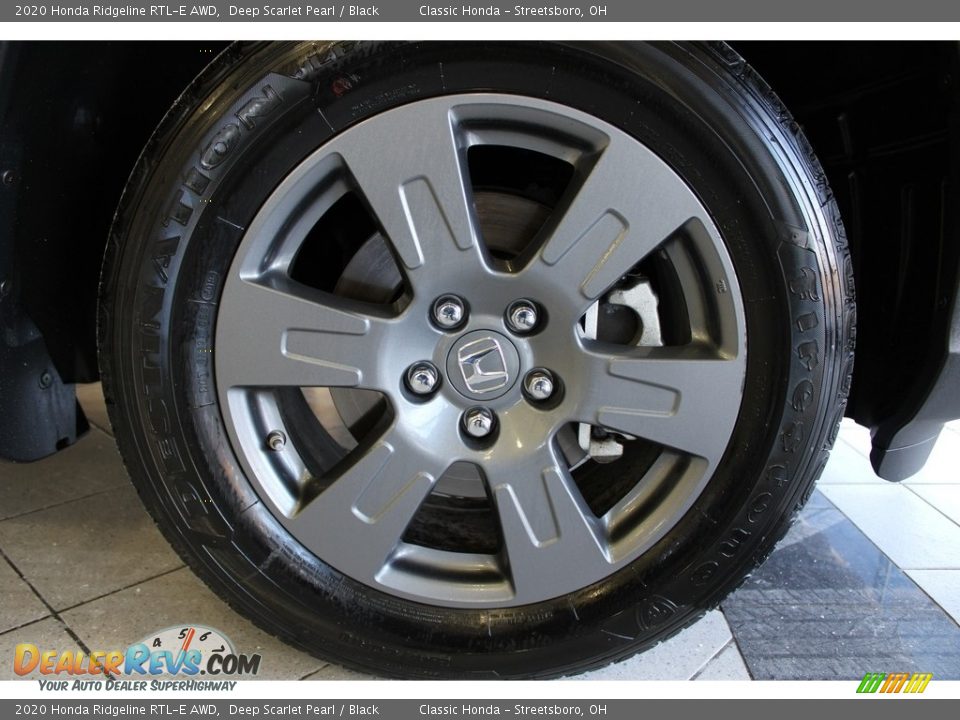 2020 Honda Ridgeline RTL-E AWD Deep Scarlet Pearl / Black Photo #5