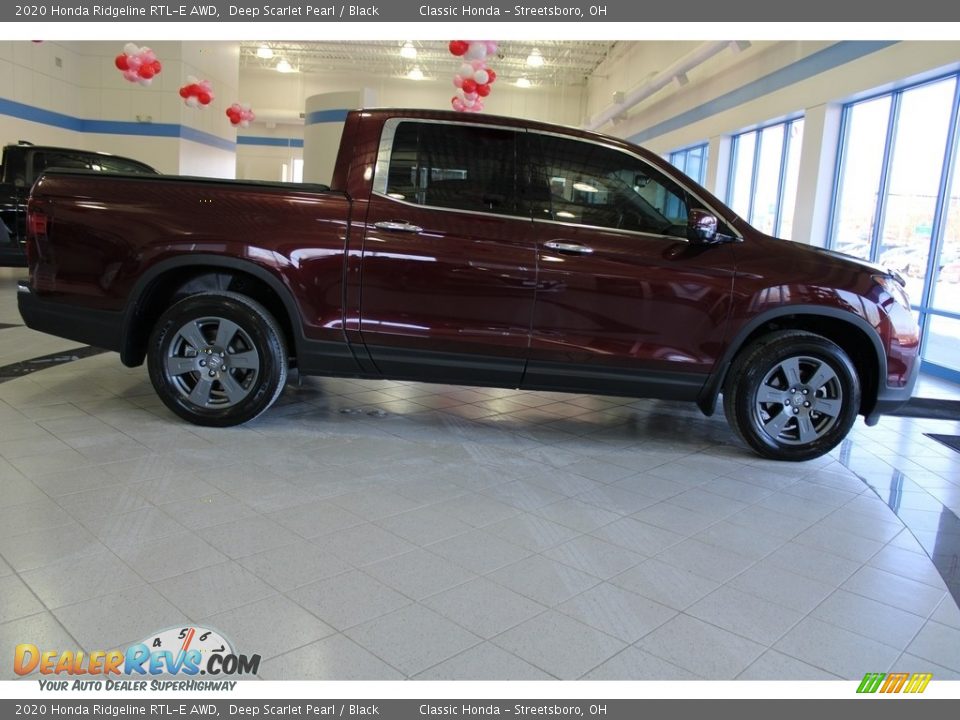 2020 Honda Ridgeline RTL-E AWD Deep Scarlet Pearl / Black Photo #6