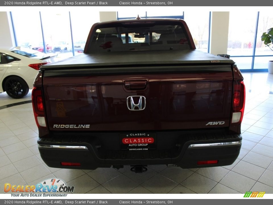 2020 Honda Ridgeline RTL-E AWD Deep Scarlet Pearl / Black Photo #9