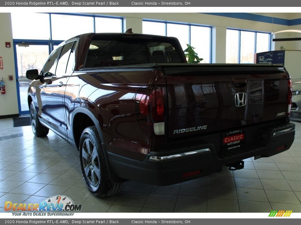2020 Honda Ridgeline RTL-E AWD Deep Scarlet Pearl / Black Photo #10