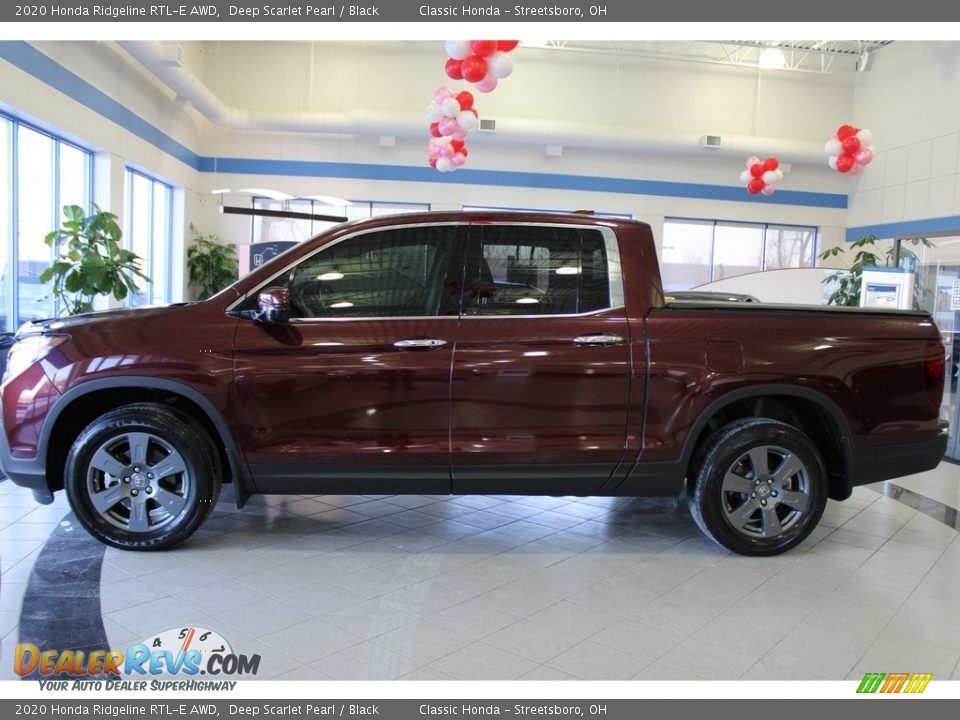 2020 Honda Ridgeline RTL-E AWD Deep Scarlet Pearl / Black Photo #12
