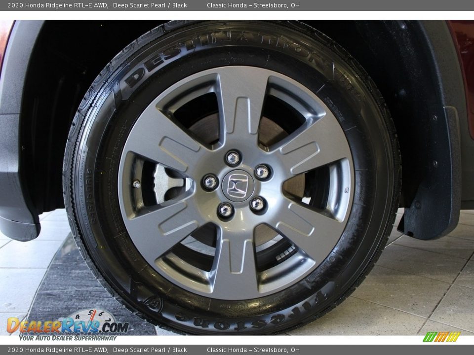 2020 Honda Ridgeline RTL-E AWD Deep Scarlet Pearl / Black Photo #13