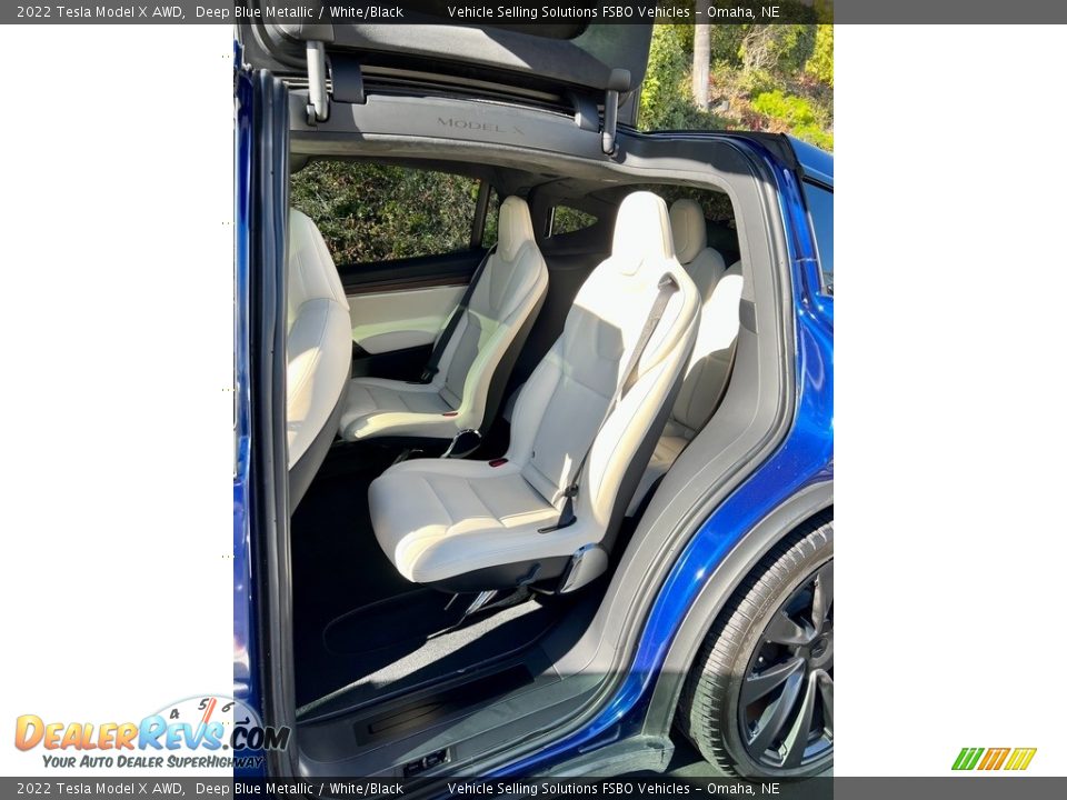 Rear Seat of 2022 Tesla Model X AWD Photo #5