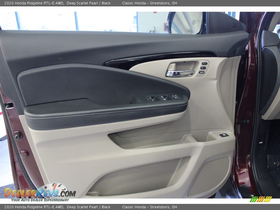 2020 Honda Ridgeline RTL-E AWD Deep Scarlet Pearl / Black Photo #14