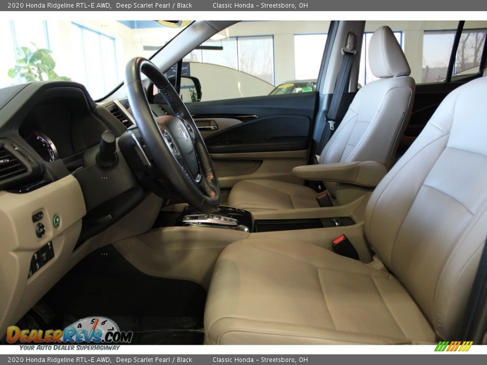 2020 Honda Ridgeline RTL-E AWD Deep Scarlet Pearl / Black Photo #16