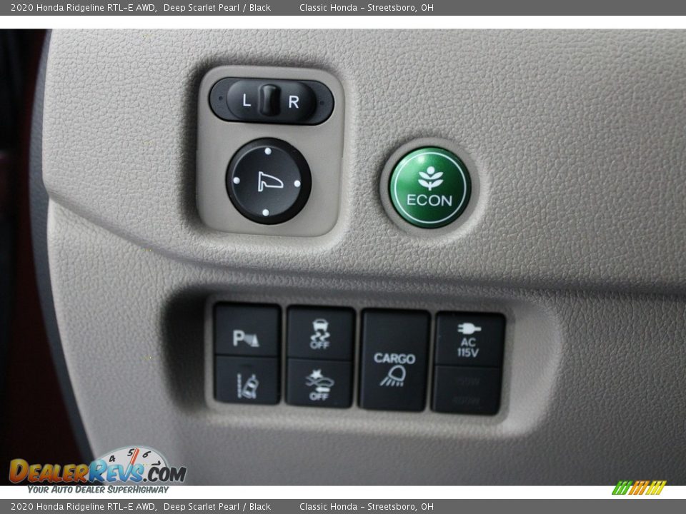 2020 Honda Ridgeline RTL-E AWD Deep Scarlet Pearl / Black Photo #17
