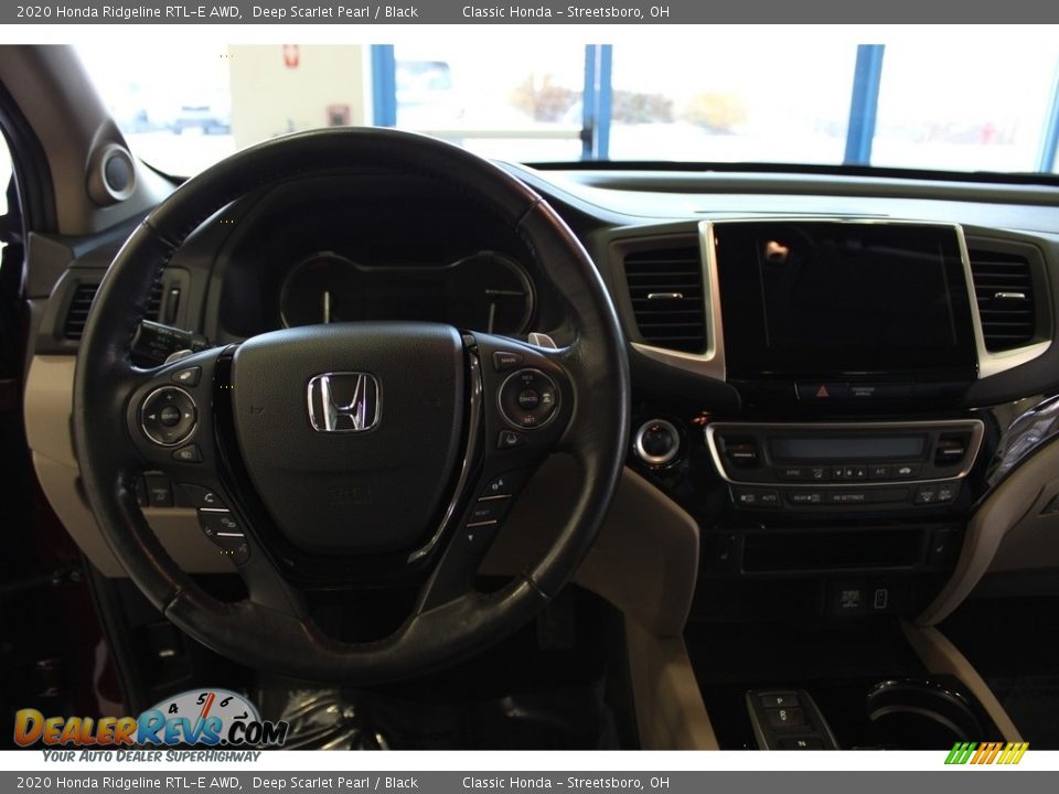 2020 Honda Ridgeline RTL-E AWD Deep Scarlet Pearl / Black Photo #18