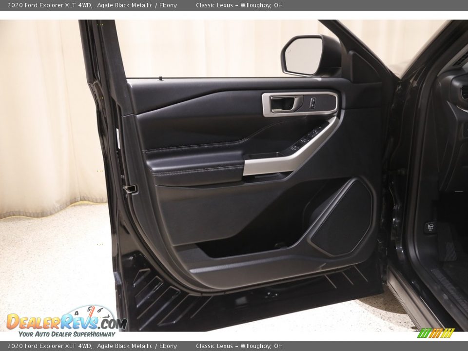 2020 Ford Explorer XLT 4WD Agate Black Metallic / Ebony Photo #5