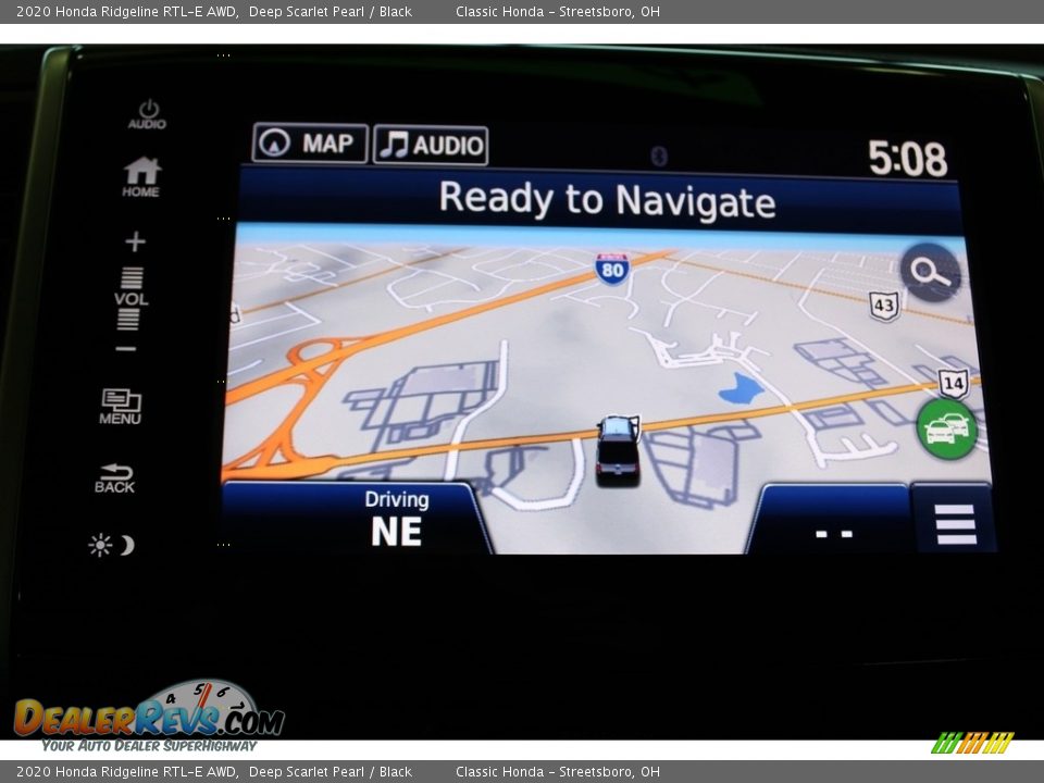 2020 Honda Ridgeline RTL-E AWD Deep Scarlet Pearl / Black Photo #28