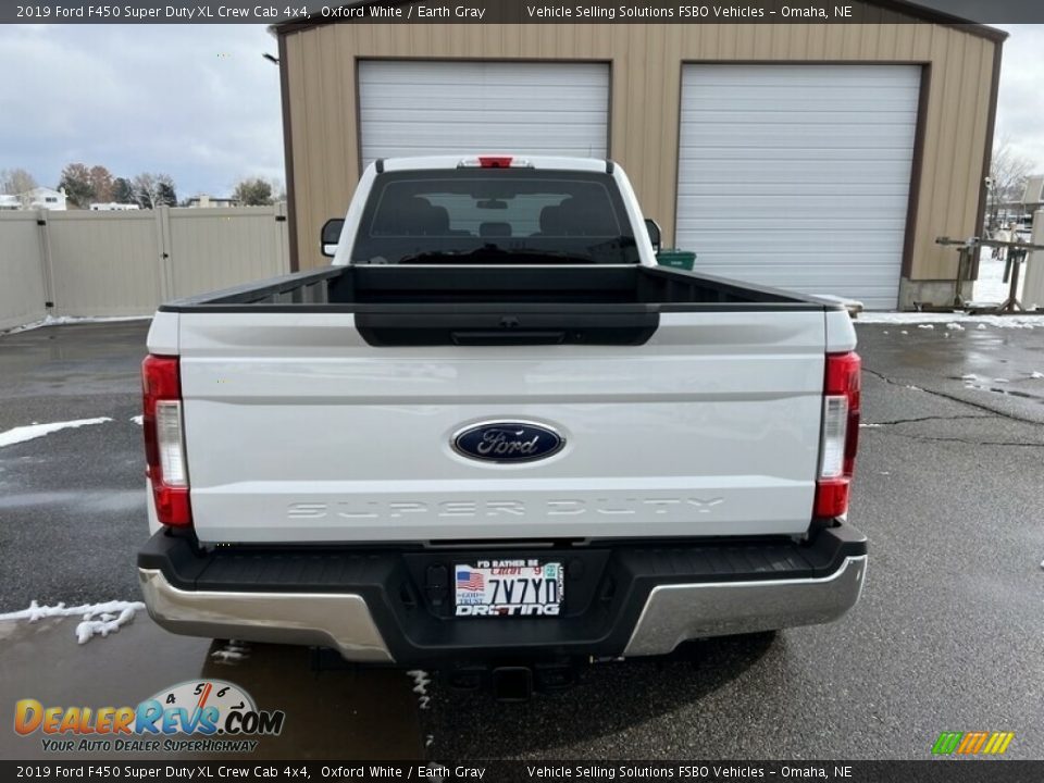 2019 Ford F450 Super Duty XL Crew Cab 4x4 Oxford White / Earth Gray Photo #6