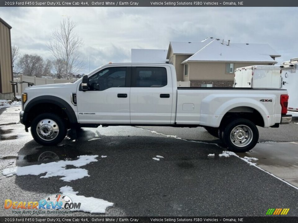 2019 Ford F450 Super Duty XL Crew Cab 4x4 Oxford White / Earth Gray Photo #7