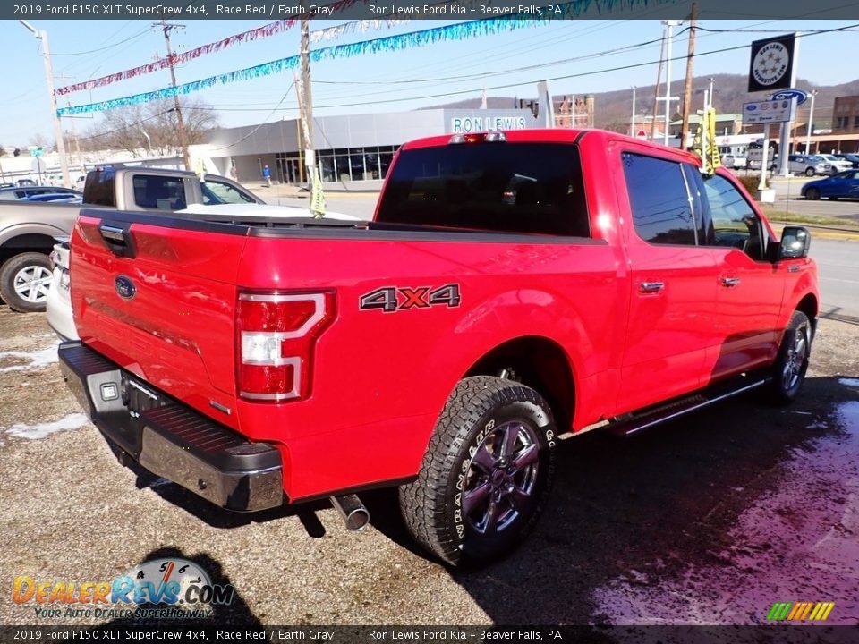 2019 Ford F150 XLT SuperCrew 4x4 Race Red / Earth Gray Photo #4