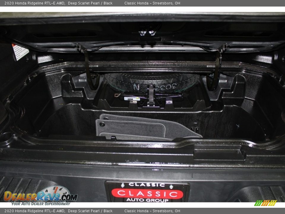 2020 Honda Ridgeline RTL-E AWD Deep Scarlet Pearl / Black Photo #36