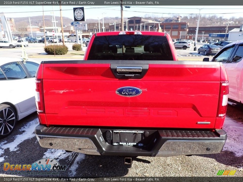 2019 Ford F150 XLT SuperCrew 4x4 Race Red / Earth Gray Photo #5
