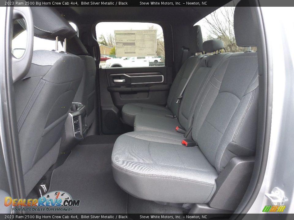 Rear Seat of 2023 Ram 2500 Big Horn Crew Cab 4x4 Photo #15