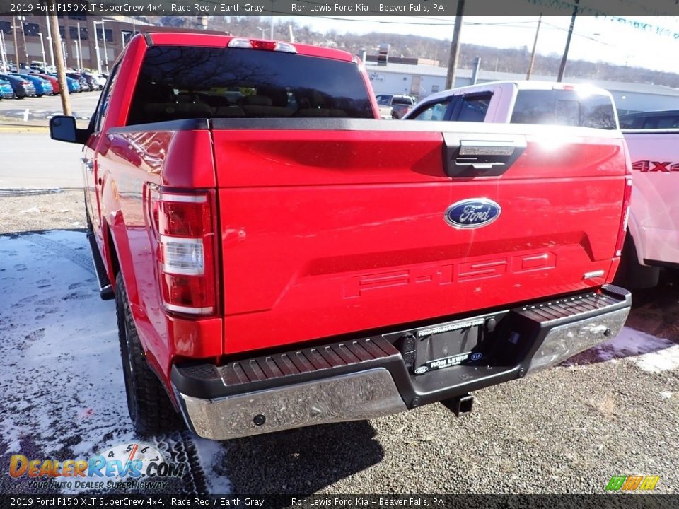 2019 Ford F150 XLT SuperCrew 4x4 Race Red / Earth Gray Photo #9