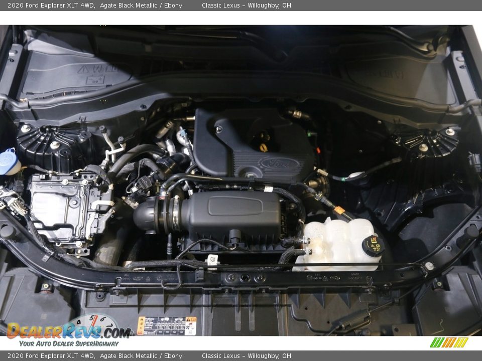 2020 Ford Explorer XLT 4WD Agate Black Metallic / Ebony Photo #23