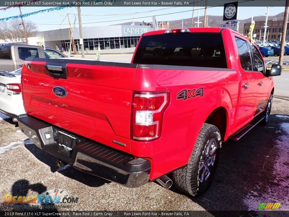 2019 Ford F150 XLT SuperCrew 4x4 Race Red / Earth Gray Photo #10