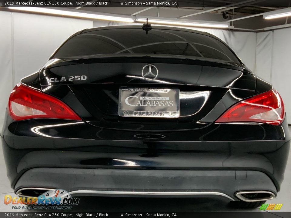 2019 Mercedes-Benz CLA 250 Coupe Night Black / Black Photo #7