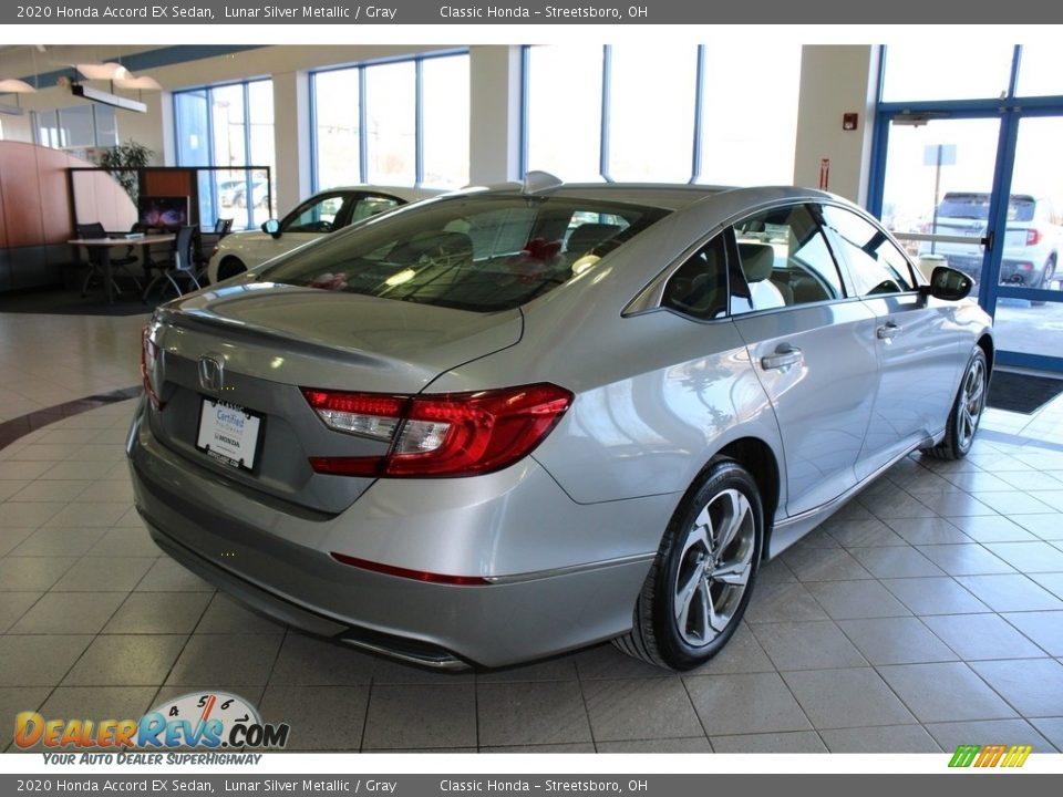 2020 Honda Accord EX Sedan Lunar Silver Metallic / Gray Photo #7