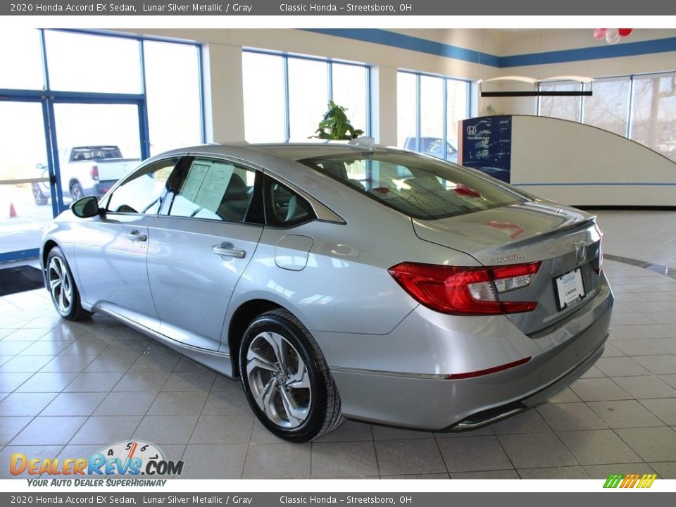 2020 Honda Accord EX Sedan Lunar Silver Metallic / Gray Photo #9
