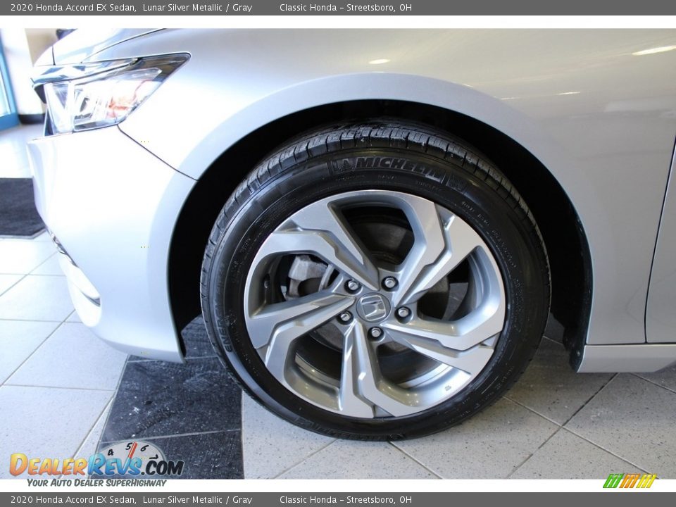 2020 Honda Accord EX Sedan Lunar Silver Metallic / Gray Photo #12