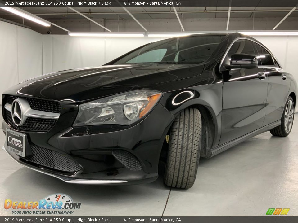 2019 Mercedes-Benz CLA 250 Coupe Night Black / Black Photo #14