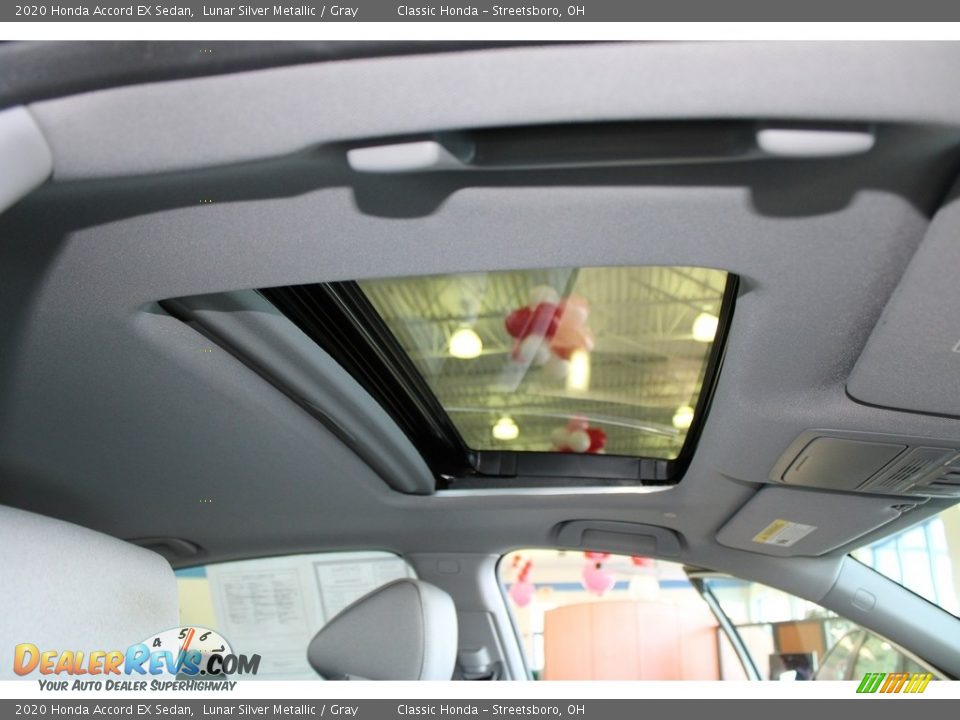 2020 Honda Accord EX Sedan Lunar Silver Metallic / Gray Photo #17