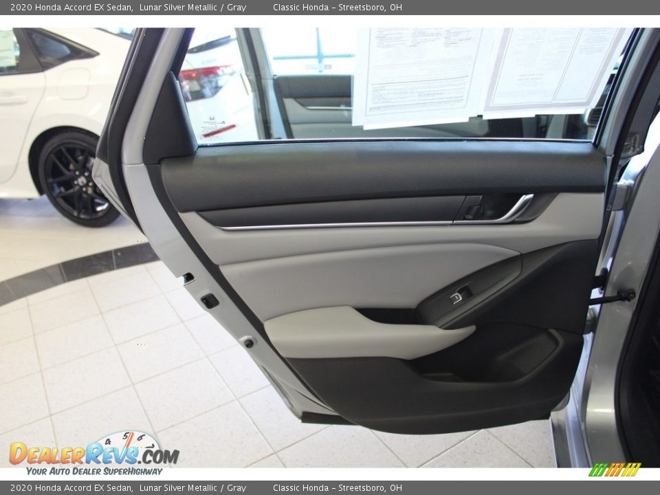 2020 Honda Accord EX Sedan Lunar Silver Metallic / Gray Photo #23