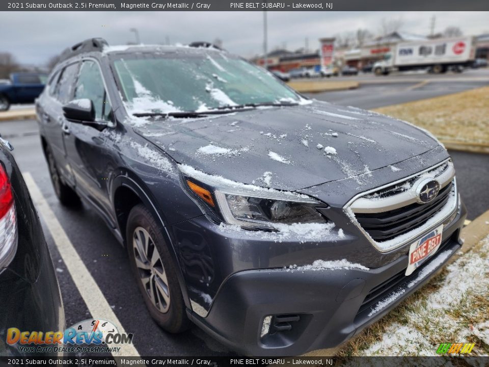 2021 Subaru Outback 2.5i Premium Magnetite Gray Metallic / Gray Photo #3