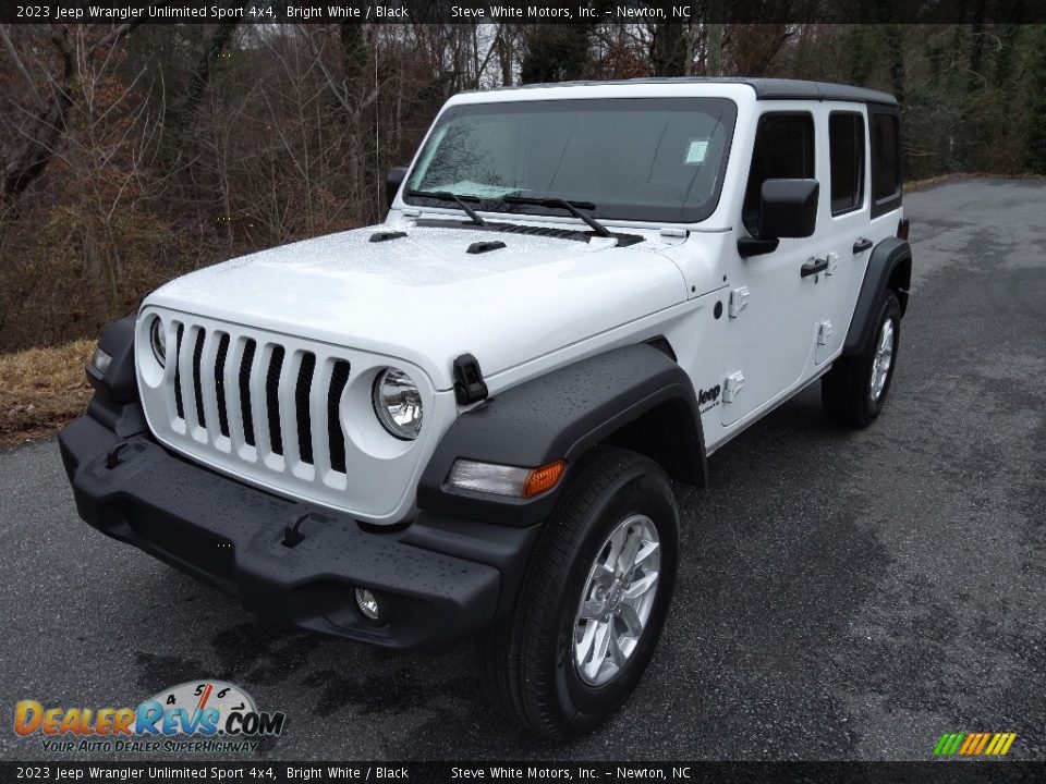 2023 Jeep Wrangler Unlimited Sport 4x4 Bright White / Black Photo #2