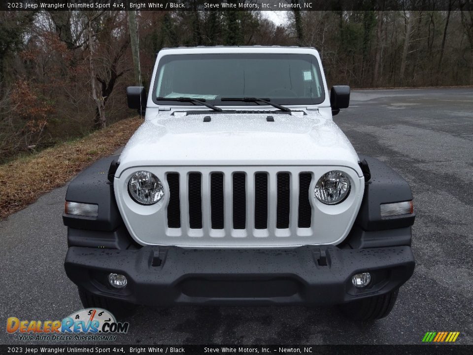 2023 Jeep Wrangler Unlimited Sport 4x4 Bright White / Black Photo #3