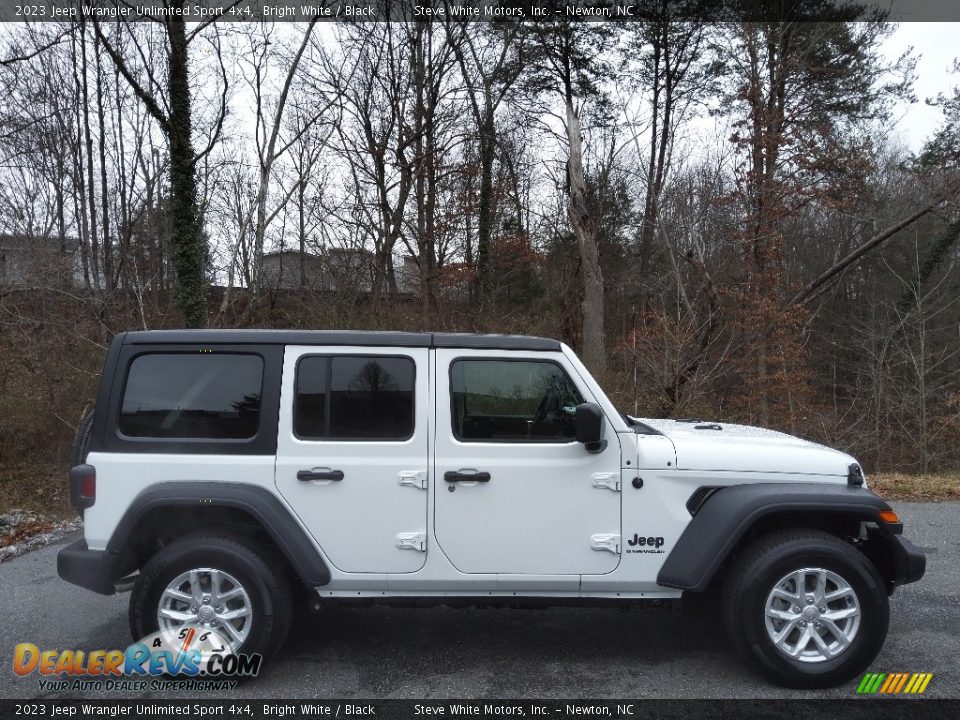 Bright White 2023 Jeep Wrangler Unlimited Sport 4x4 Photo #5