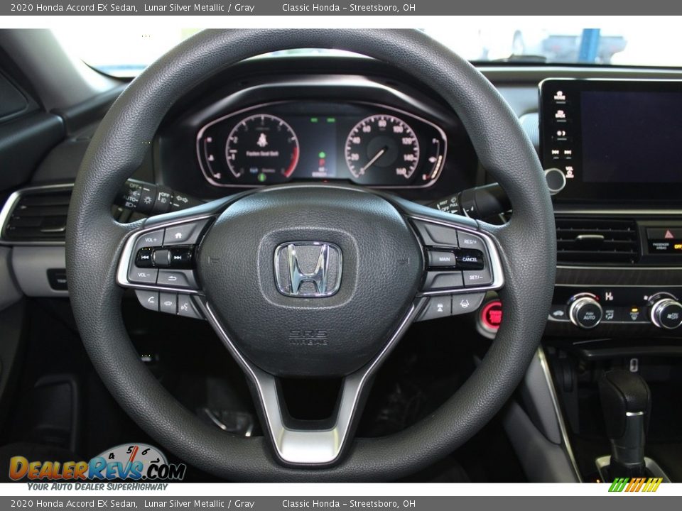 2020 Honda Accord EX Sedan Lunar Silver Metallic / Gray Photo #30
