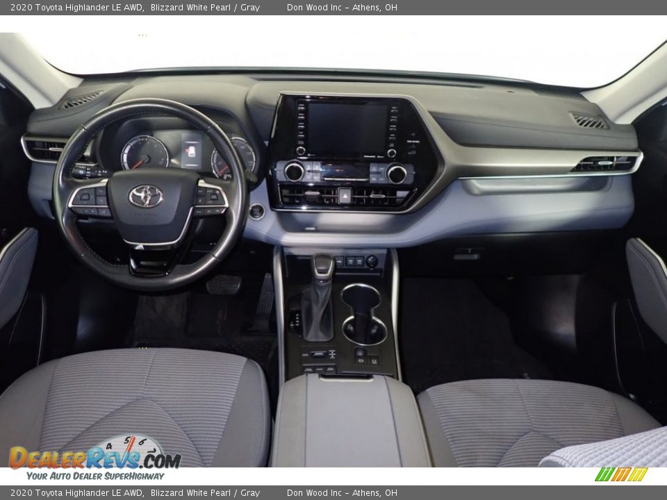 2020 Toyota Highlander LE AWD Blizzard White Pearl / Gray Photo #21